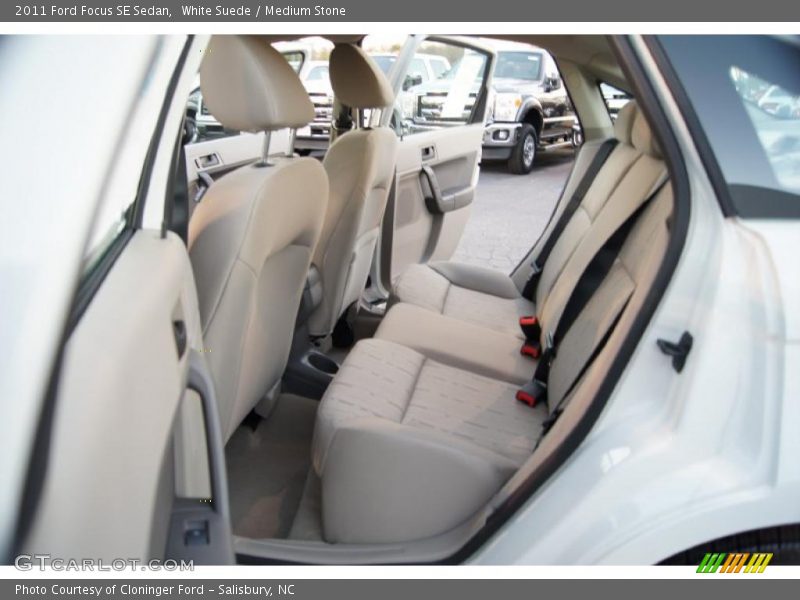 White Suede / Medium Stone 2011 Ford Focus SE Sedan