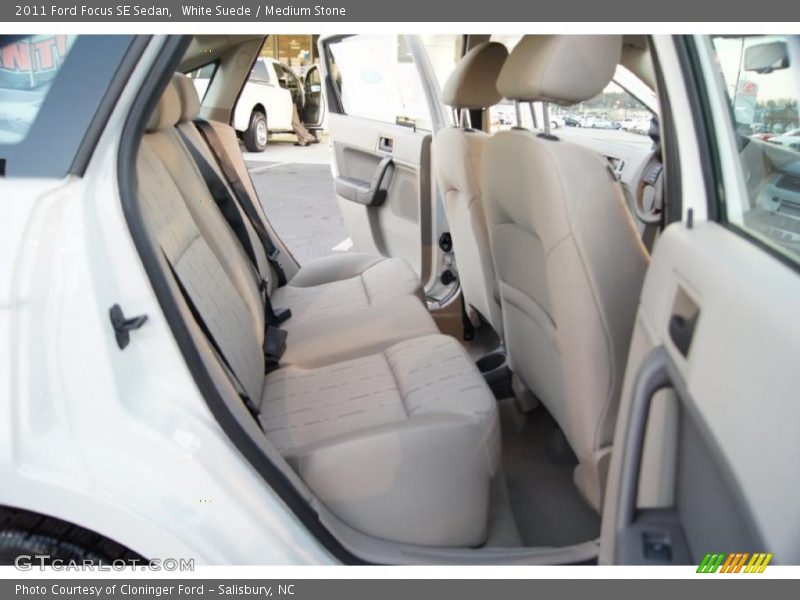 White Suede / Medium Stone 2011 Ford Focus SE Sedan