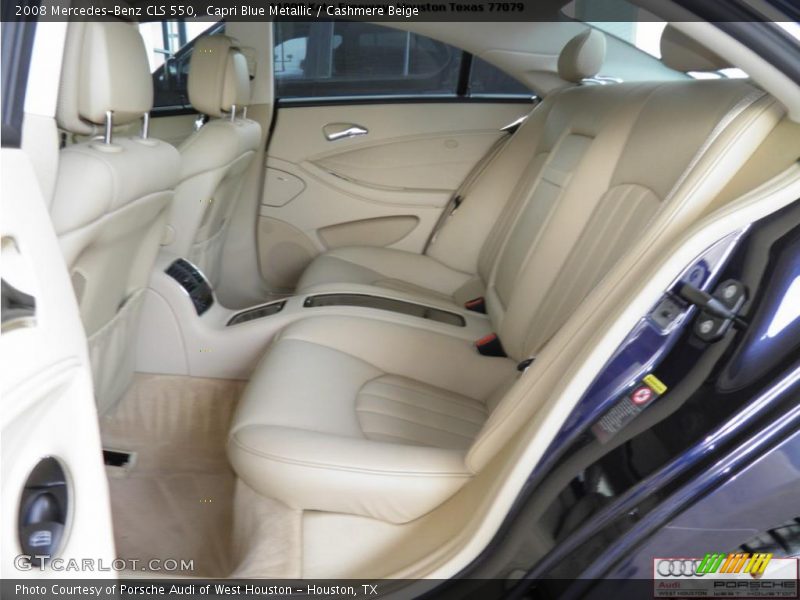 Capri Blue Metallic / Cashmere Beige 2008 Mercedes-Benz CLS 550