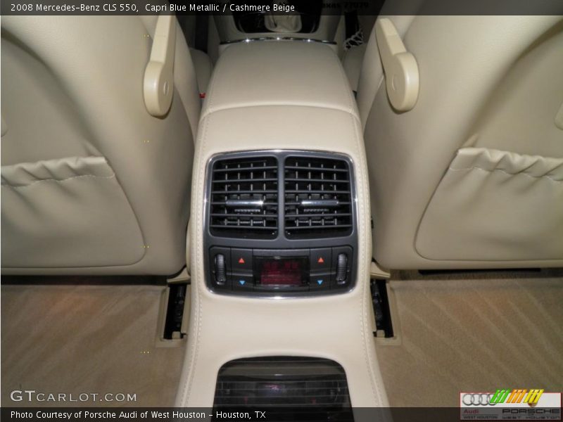 Capri Blue Metallic / Cashmere Beige 2008 Mercedes-Benz CLS 550