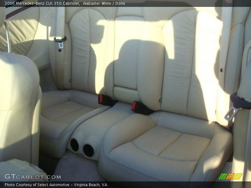Alabaster White / Stone 2006 Mercedes-Benz CLK 350 Cabriolet