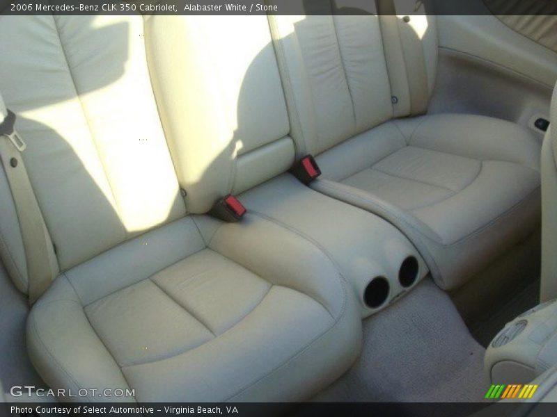Alabaster White / Stone 2006 Mercedes-Benz CLK 350 Cabriolet