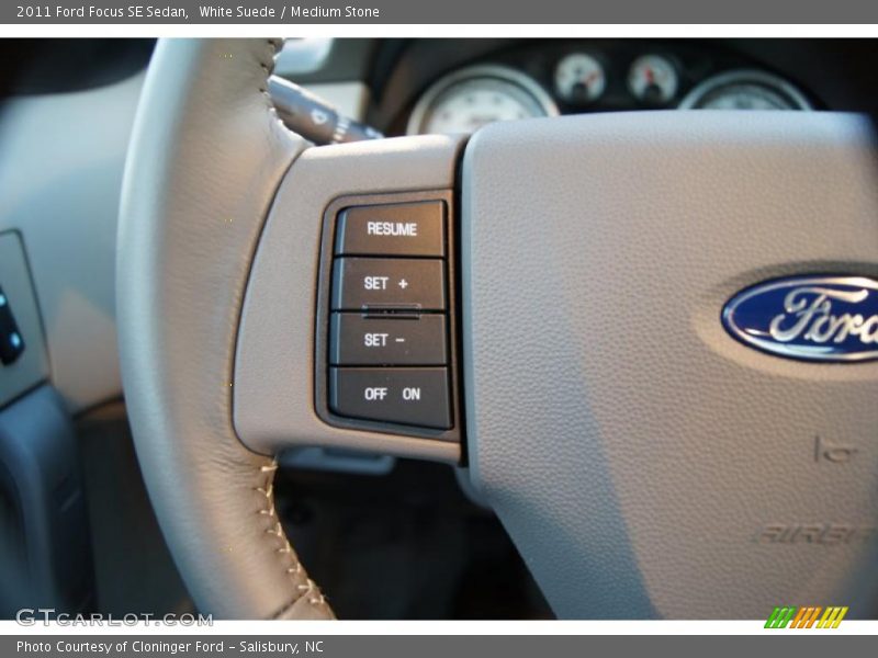 White Suede / Medium Stone 2011 Ford Focus SE Sedan