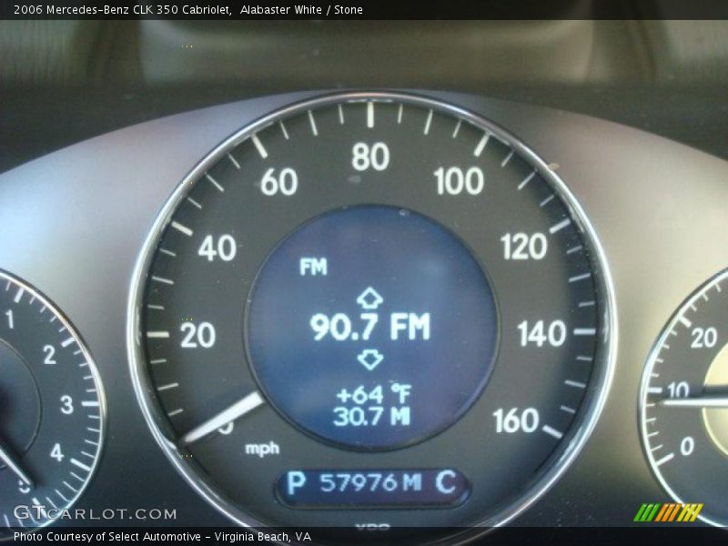 Alabaster White / Stone 2006 Mercedes-Benz CLK 350 Cabriolet
