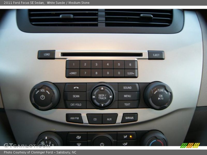 White Suede / Medium Stone 2011 Ford Focus SE Sedan
