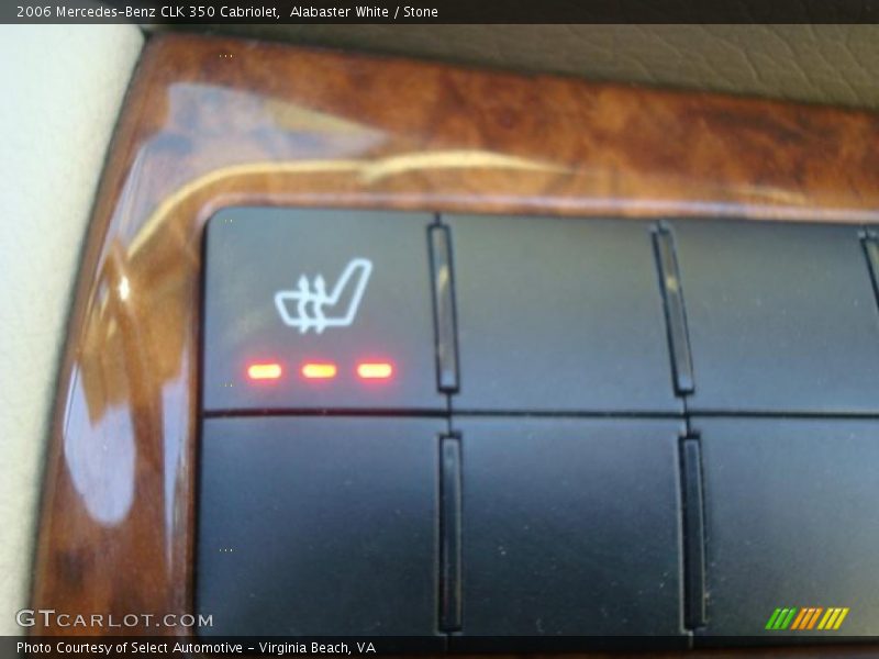 Alabaster White / Stone 2006 Mercedes-Benz CLK 350 Cabriolet