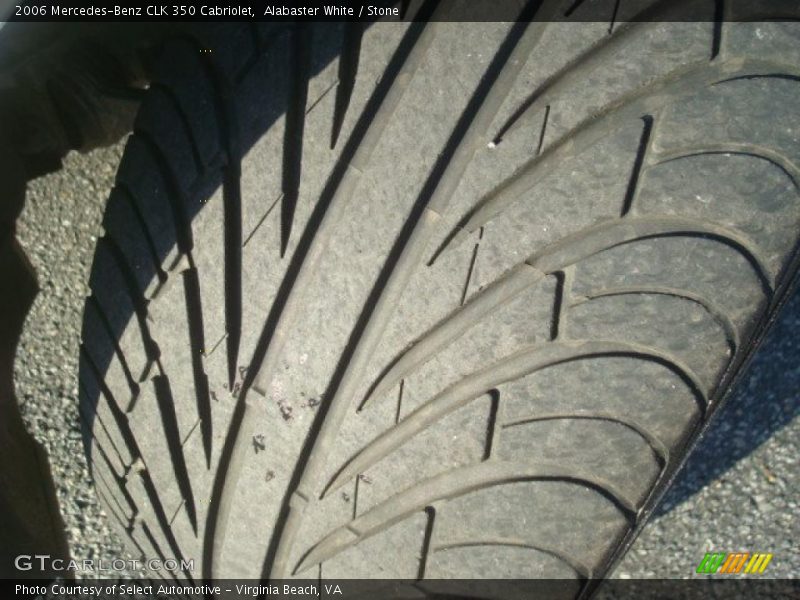 Alabaster White / Stone 2006 Mercedes-Benz CLK 350 Cabriolet