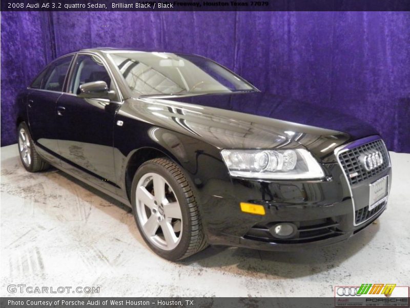 Brilliant Black / Black 2008 Audi A6 3.2 quattro Sedan