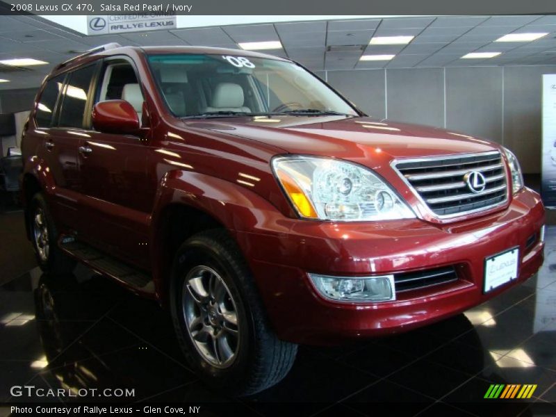 Salsa Red Pearl / Ivory 2008 Lexus GX 470