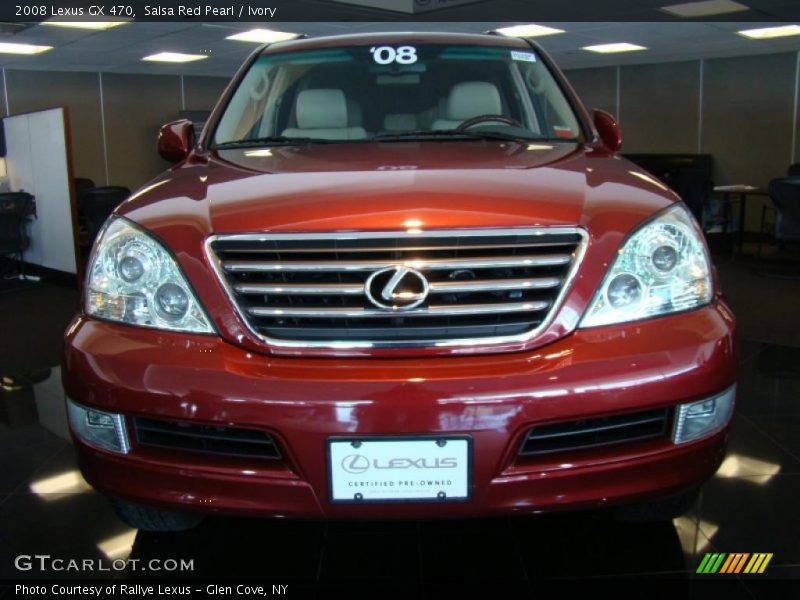 Salsa Red Pearl / Ivory 2008 Lexus GX 470