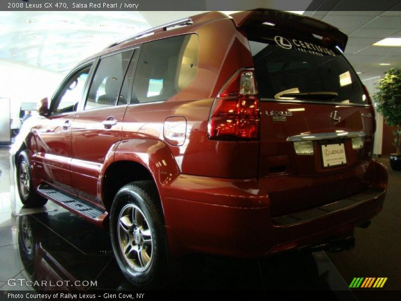 Salsa Red Pearl / Ivory 2008 Lexus GX 470