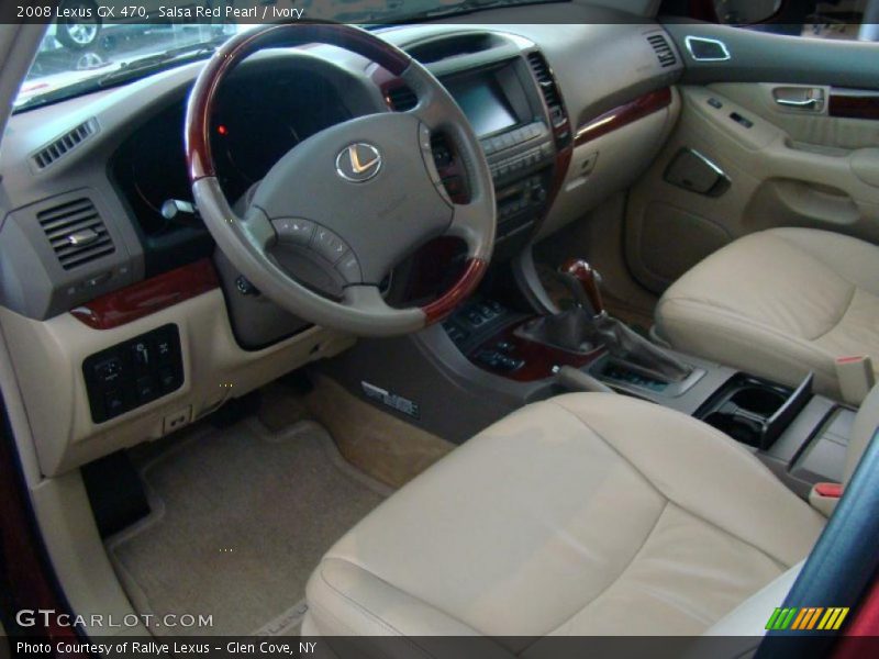 Salsa Red Pearl / Ivory 2008 Lexus GX 470