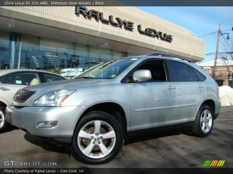 Millinnium Silver Metallic / Black 2004 Lexus RX 330 AWD