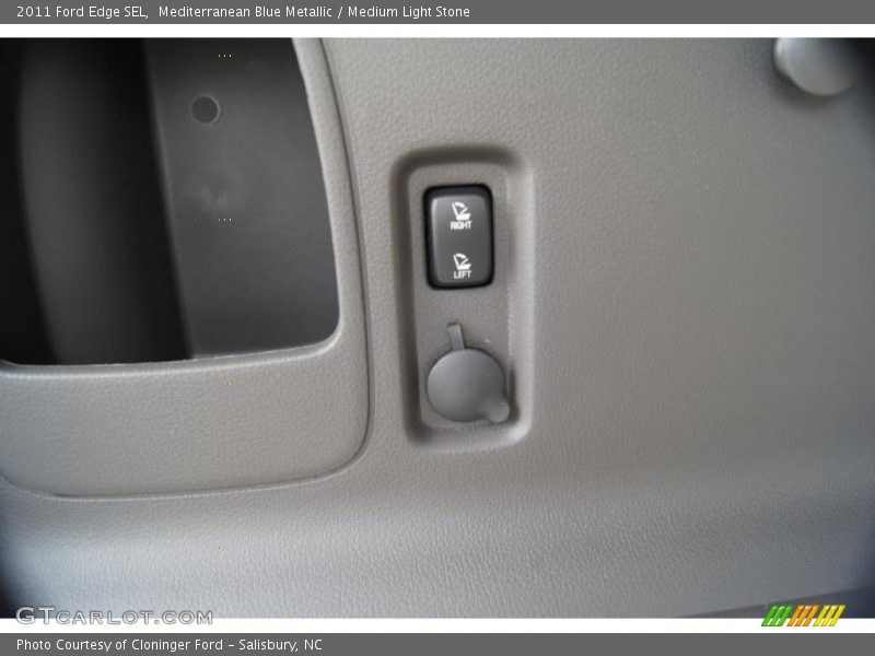 Mediterranean Blue Metallic / Medium Light Stone 2011 Ford Edge SEL