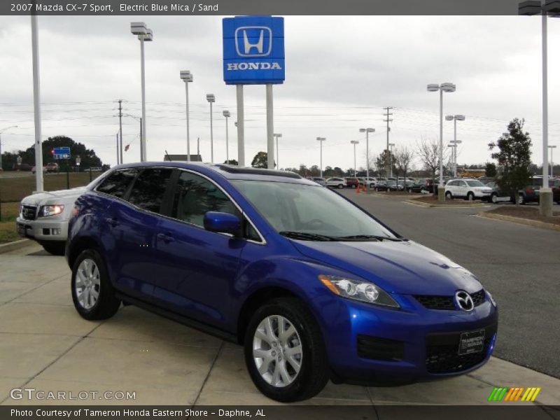 Electric Blue Mica / Sand 2007 Mazda CX-7 Sport