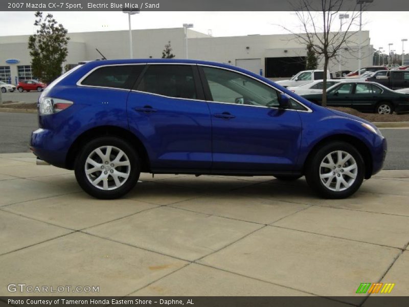 Electric Blue Mica / Sand 2007 Mazda CX-7 Sport