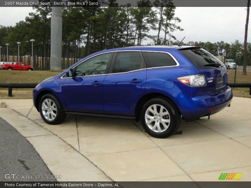 Electric Blue Mica / Sand 2007 Mazda CX-7 Sport