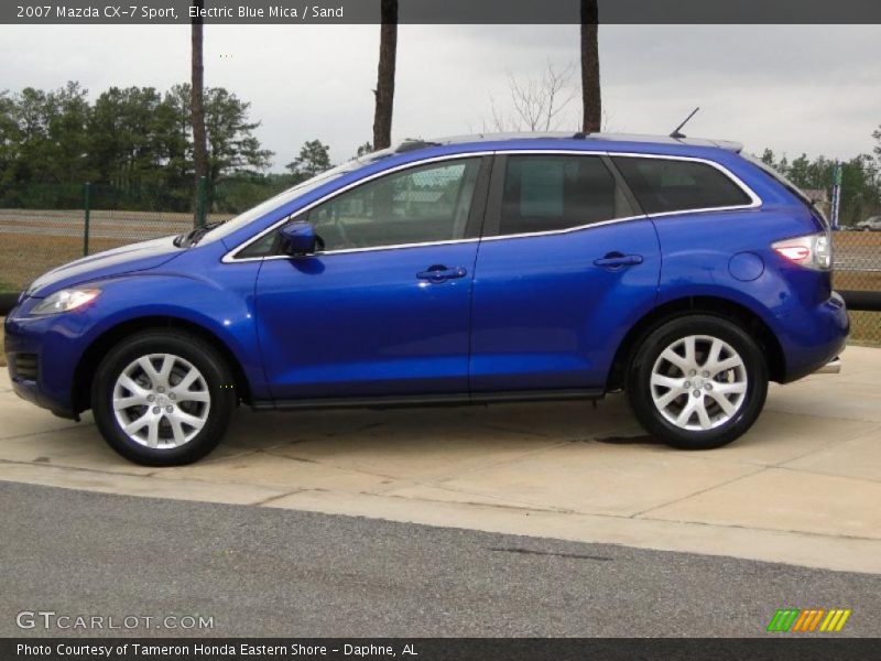 Electric Blue Mica / Sand 2007 Mazda CX-7 Sport