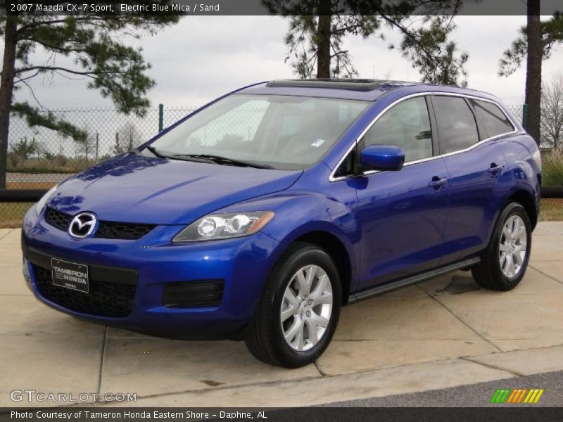 Electric Blue Mica / Sand 2007 Mazda CX-7 Sport