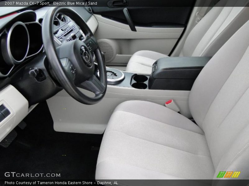 Electric Blue Mica / Sand 2007 Mazda CX-7 Sport
