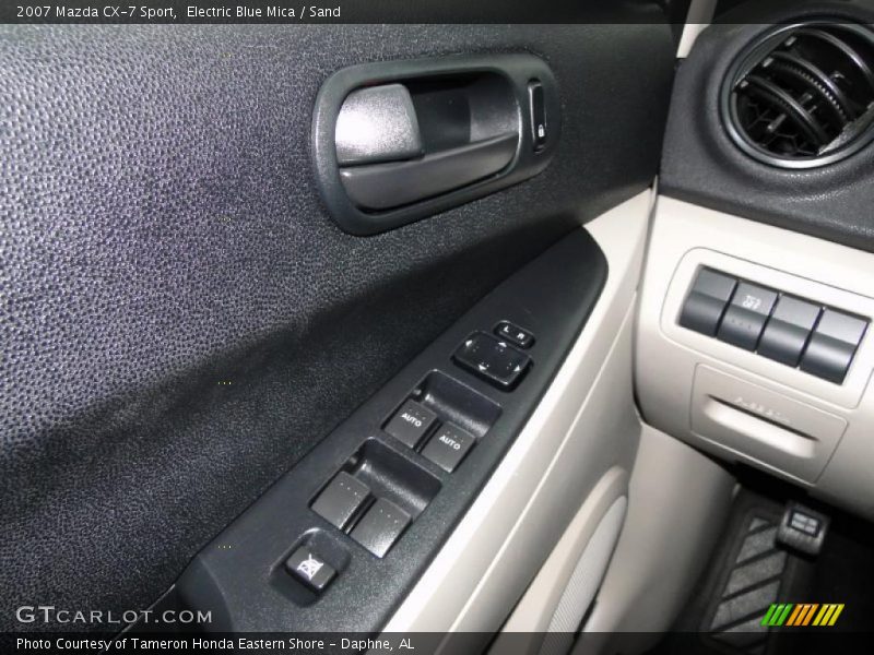 Electric Blue Mica / Sand 2007 Mazda CX-7 Sport
