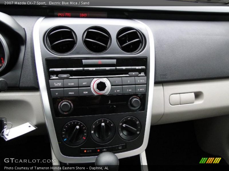 Electric Blue Mica / Sand 2007 Mazda CX-7 Sport