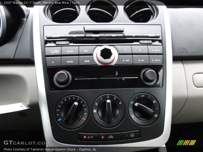 Electric Blue Mica / Sand 2007 Mazda CX-7 Sport