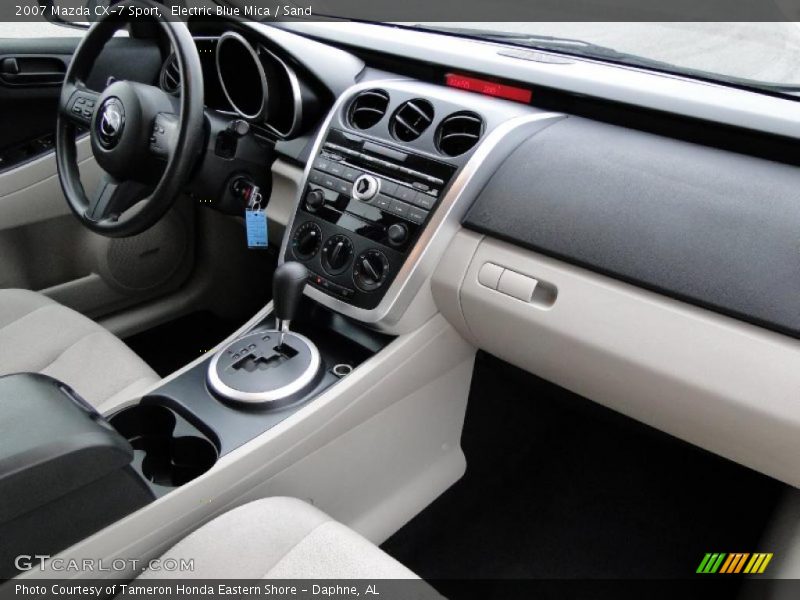 Electric Blue Mica / Sand 2007 Mazda CX-7 Sport