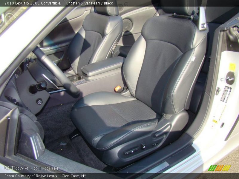  2010 IS 250C Convertible Black Interior