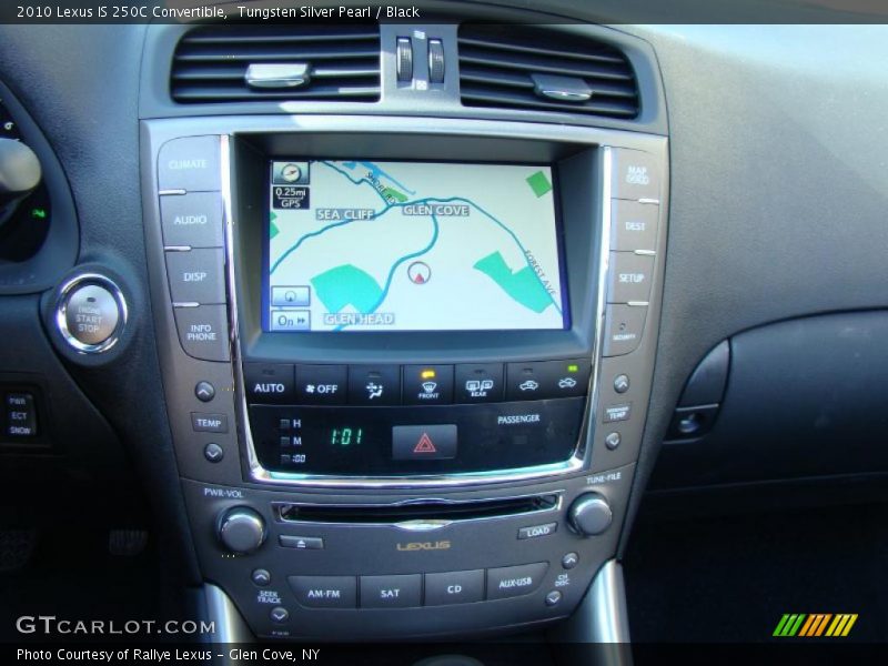 Navigation of 2010 IS 250C Convertible