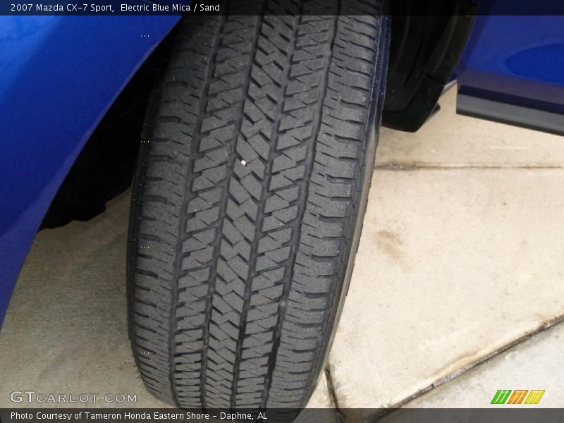 Electric Blue Mica / Sand 2007 Mazda CX-7 Sport