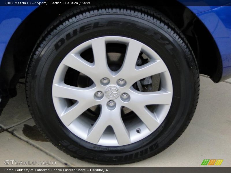 Electric Blue Mica / Sand 2007 Mazda CX-7 Sport