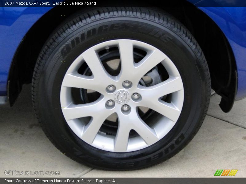 Electric Blue Mica / Sand 2007 Mazda CX-7 Sport