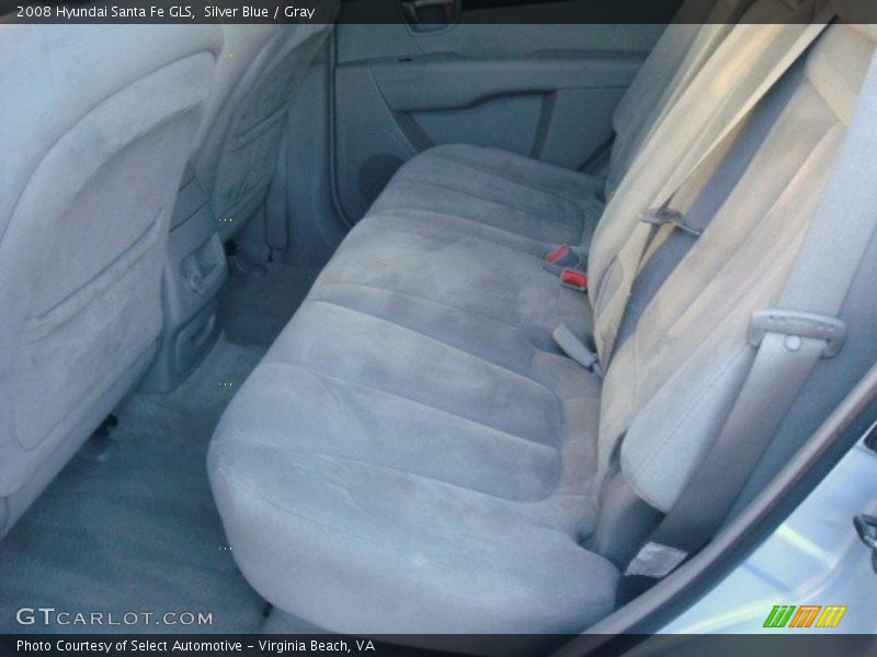 Silver Blue / Gray 2008 Hyundai Santa Fe GLS