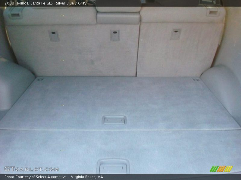 Silver Blue / Gray 2008 Hyundai Santa Fe GLS