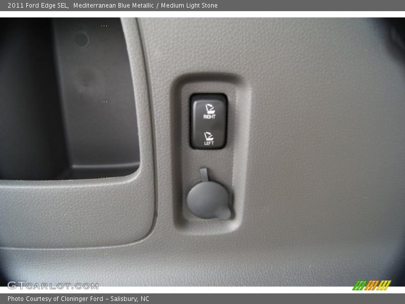 Mediterranean Blue Metallic / Medium Light Stone 2011 Ford Edge SEL