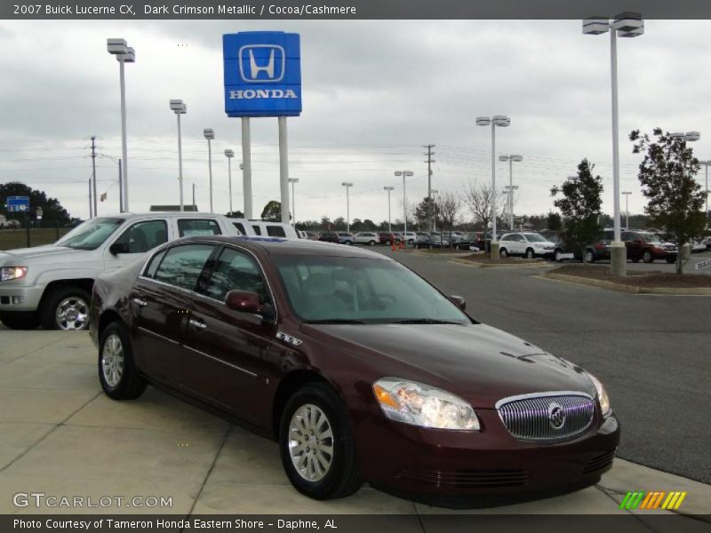 Dark Crimson Metallic / Cocoa/Cashmere 2007 Buick Lucerne CX