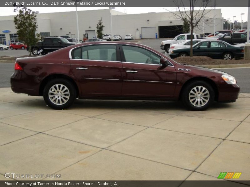 Dark Crimson Metallic / Cocoa/Cashmere 2007 Buick Lucerne CX