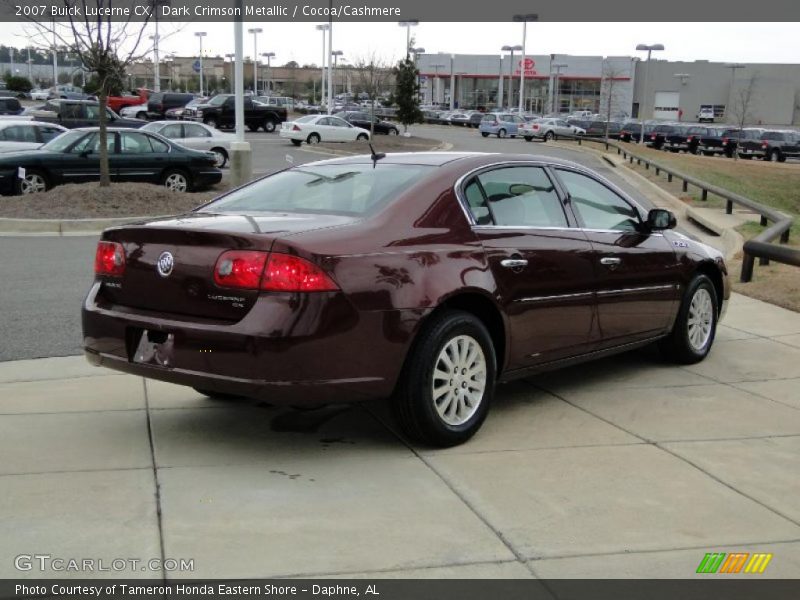 Dark Crimson Metallic / Cocoa/Cashmere 2007 Buick Lucerne CX