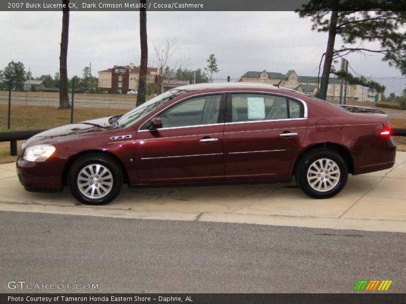 Dark Crimson Metallic / Cocoa/Cashmere 2007 Buick Lucerne CX