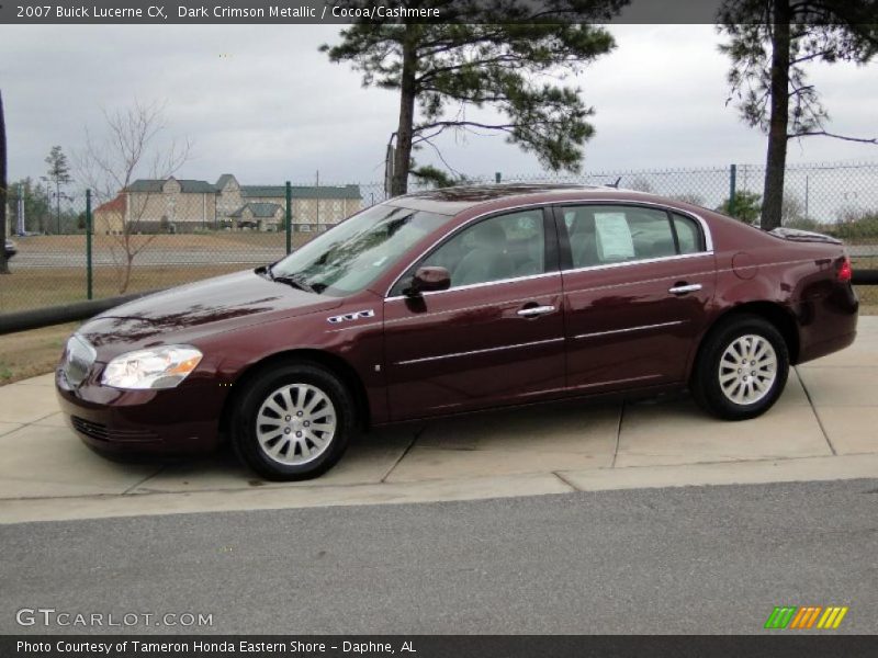 Dark Crimson Metallic / Cocoa/Cashmere 2007 Buick Lucerne CX