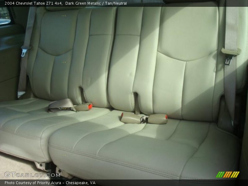 Dark Green Metallic / Tan/Neutral 2004 Chevrolet Tahoe Z71 4x4