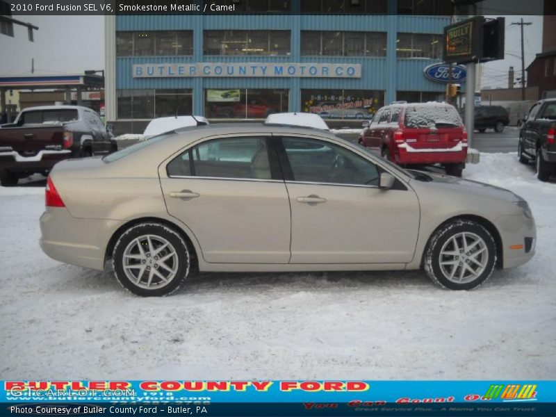 Smokestone Metallic / Camel 2010 Ford Fusion SEL V6