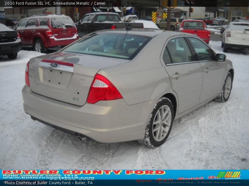 Smokestone Metallic / Camel 2010 Ford Fusion SEL V6