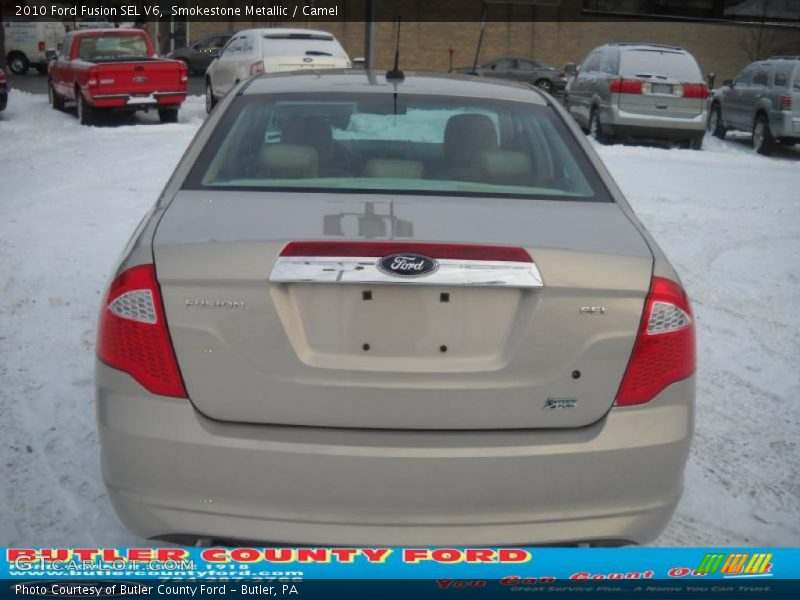 Smokestone Metallic / Camel 2010 Ford Fusion SEL V6