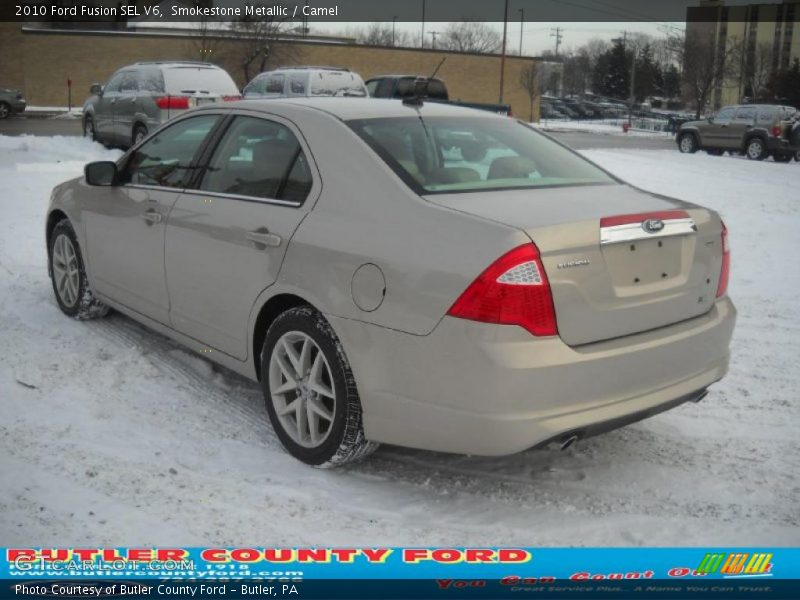 Smokestone Metallic / Camel 2010 Ford Fusion SEL V6