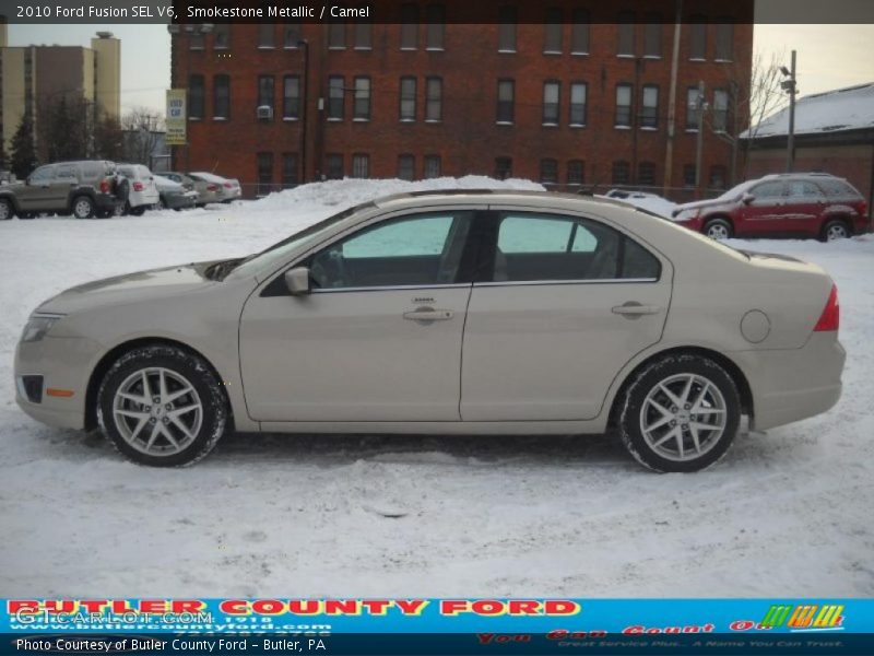 Smokestone Metallic / Camel 2010 Ford Fusion SEL V6