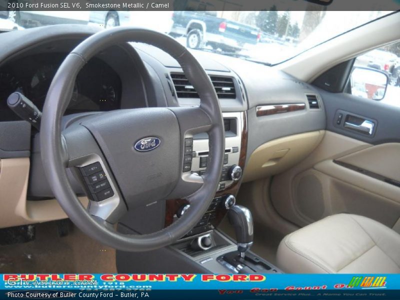 Smokestone Metallic / Camel 2010 Ford Fusion SEL V6