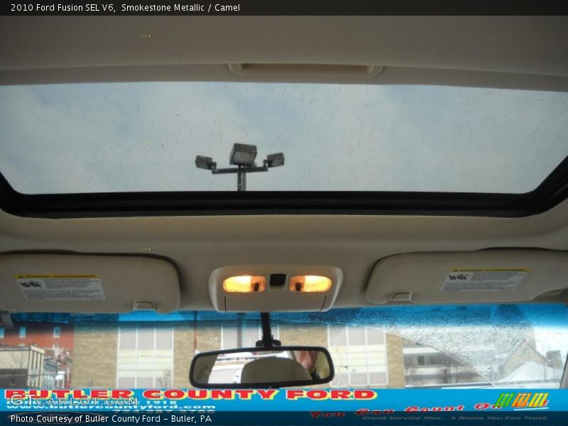 Smokestone Metallic / Camel 2010 Ford Fusion SEL V6