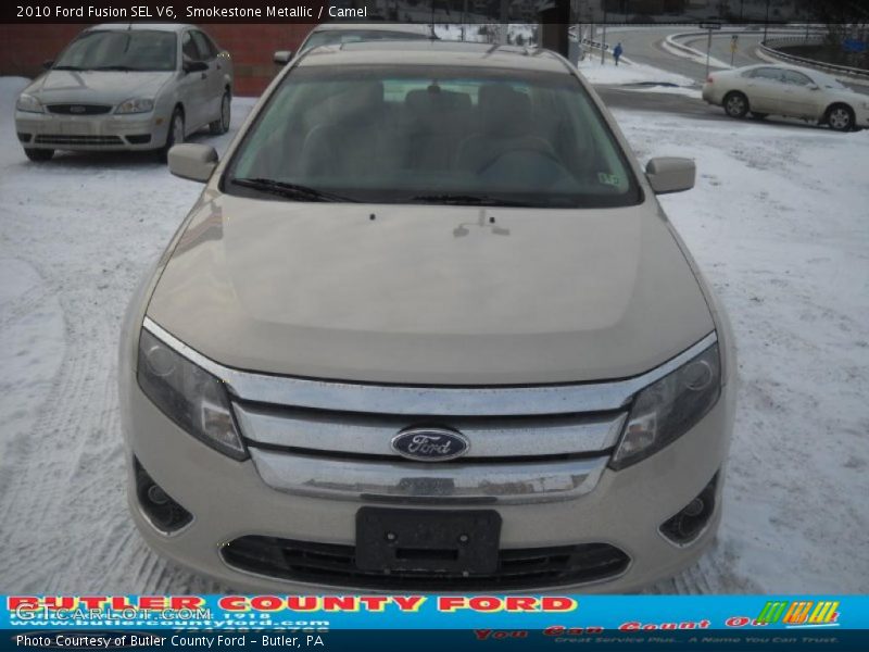 Smokestone Metallic / Camel 2010 Ford Fusion SEL V6